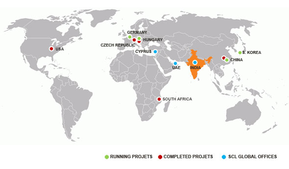 Global Project Locations 